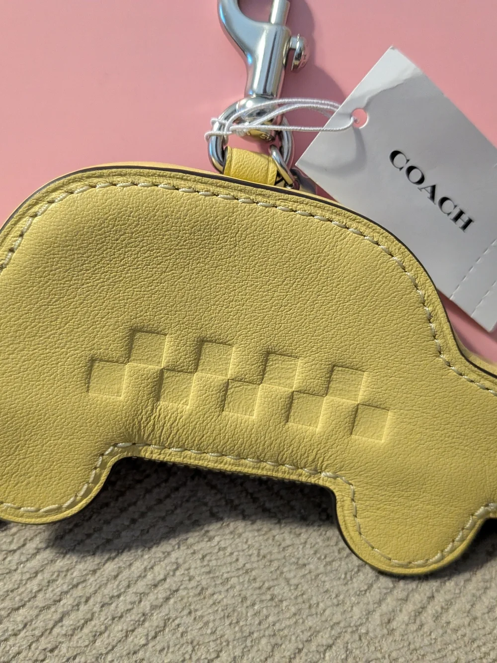 Coach Taxi Coin Pouch Bag Charm